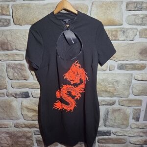 Fashion Nova Elegant Black Dress